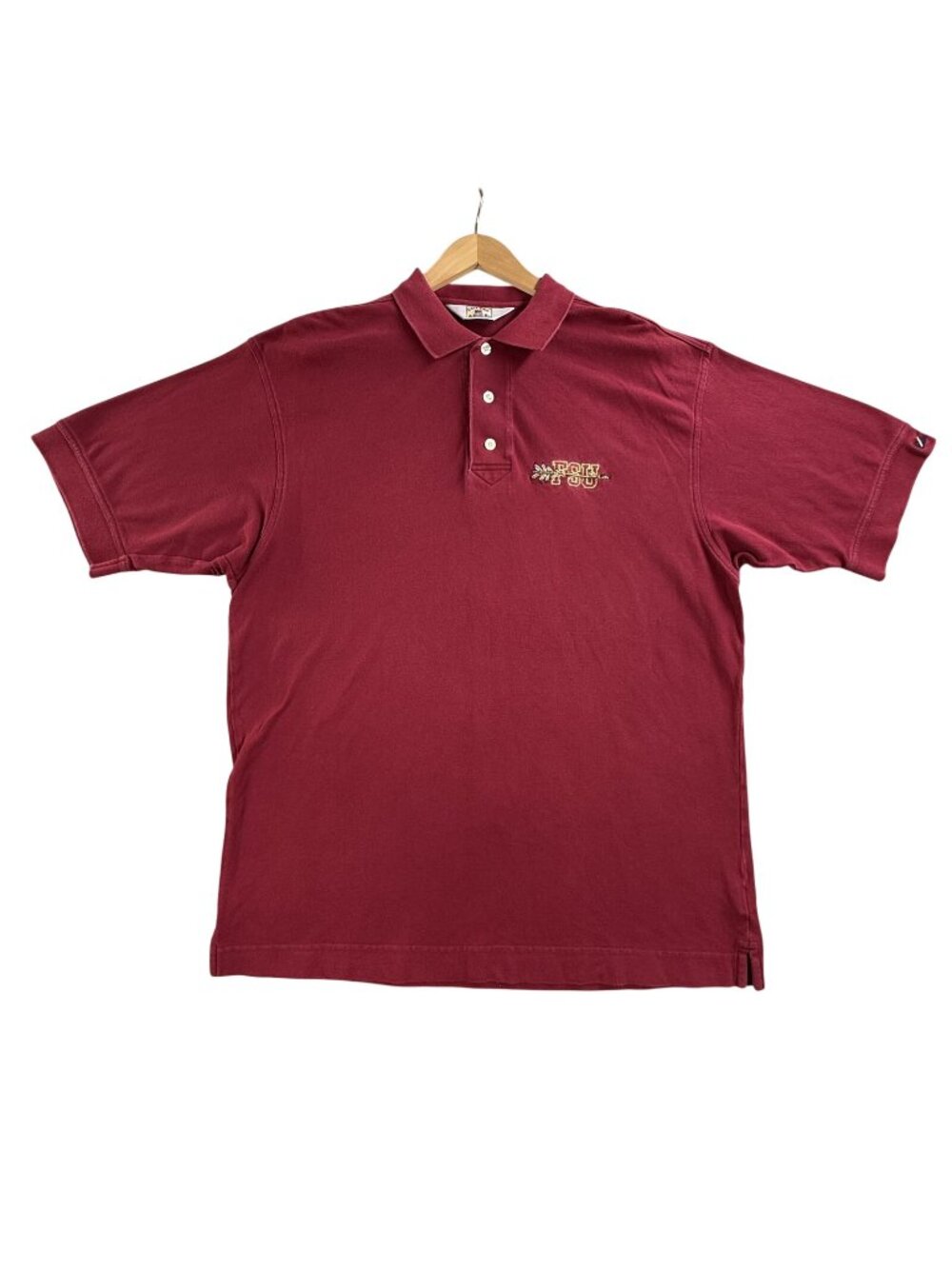 Vintage Florida State Seminoles Polo Shirt Mens XL Red NCAA Football Cutter Buck